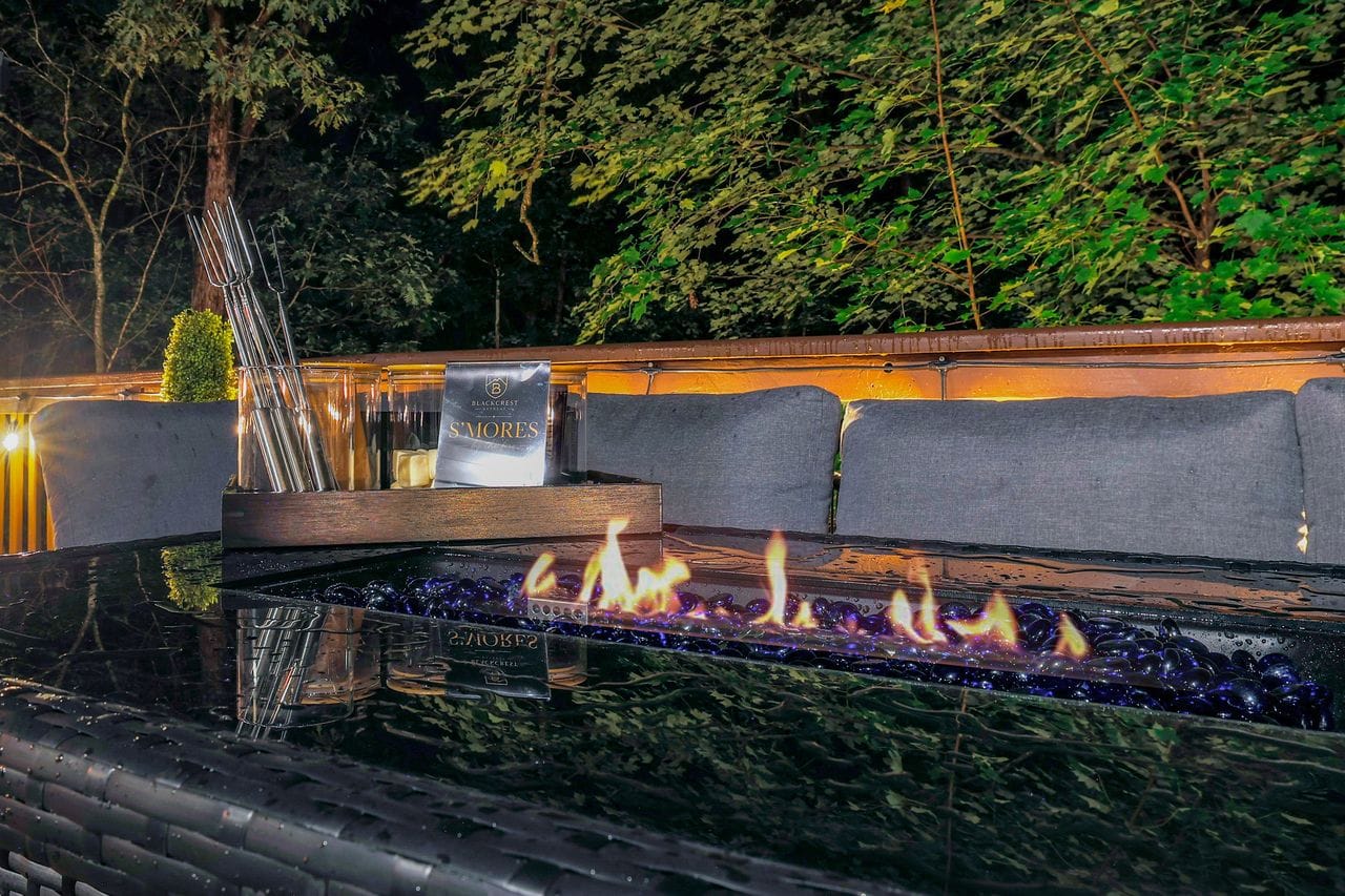 S'mores at the upper deck fire pit